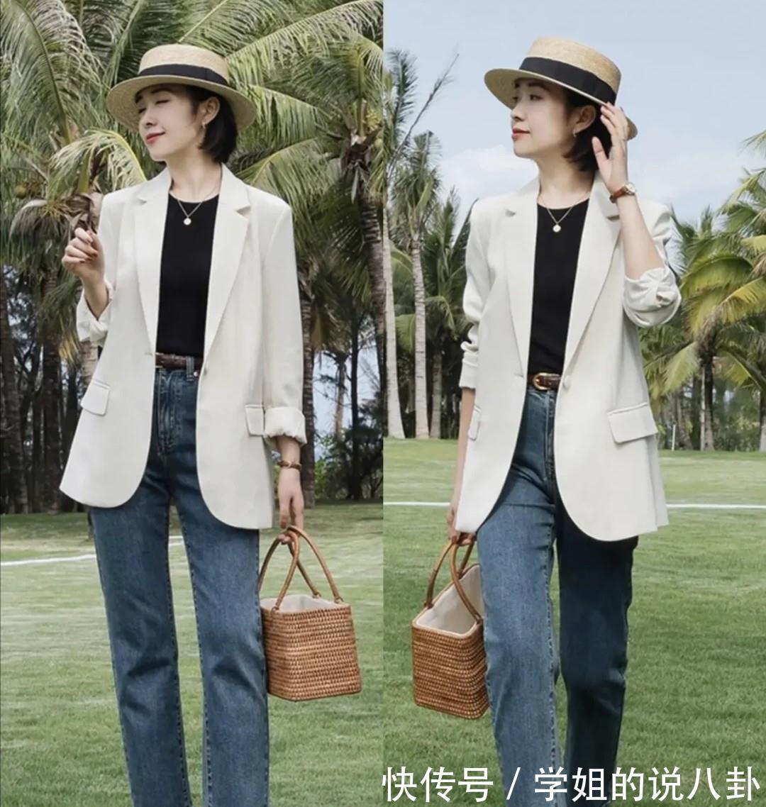 颜色 聪明的女人穿西装,都掌握这3个小技巧!搭配好了高级又显瘦