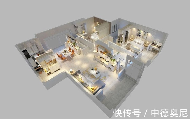 装饰画|浪漫而舒适的多彩家庭,犹如童话