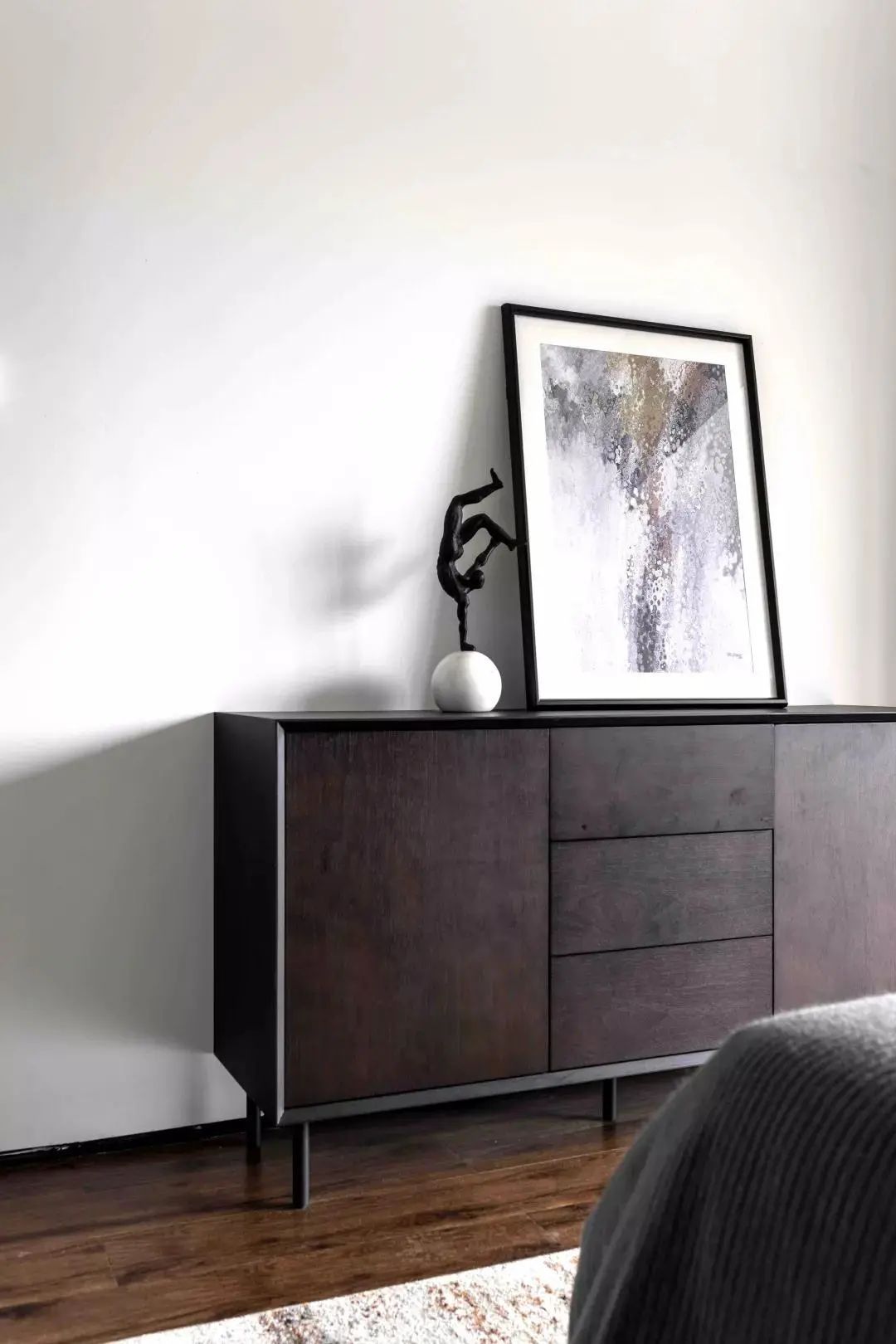 床头柜|120㎡现代简约,时尚大理石质感,华丽优雅的高端