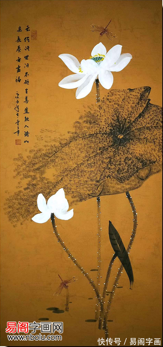 花鸟画!付厚党花鸟画 融逸趣于自然 带您走进清凉的世界