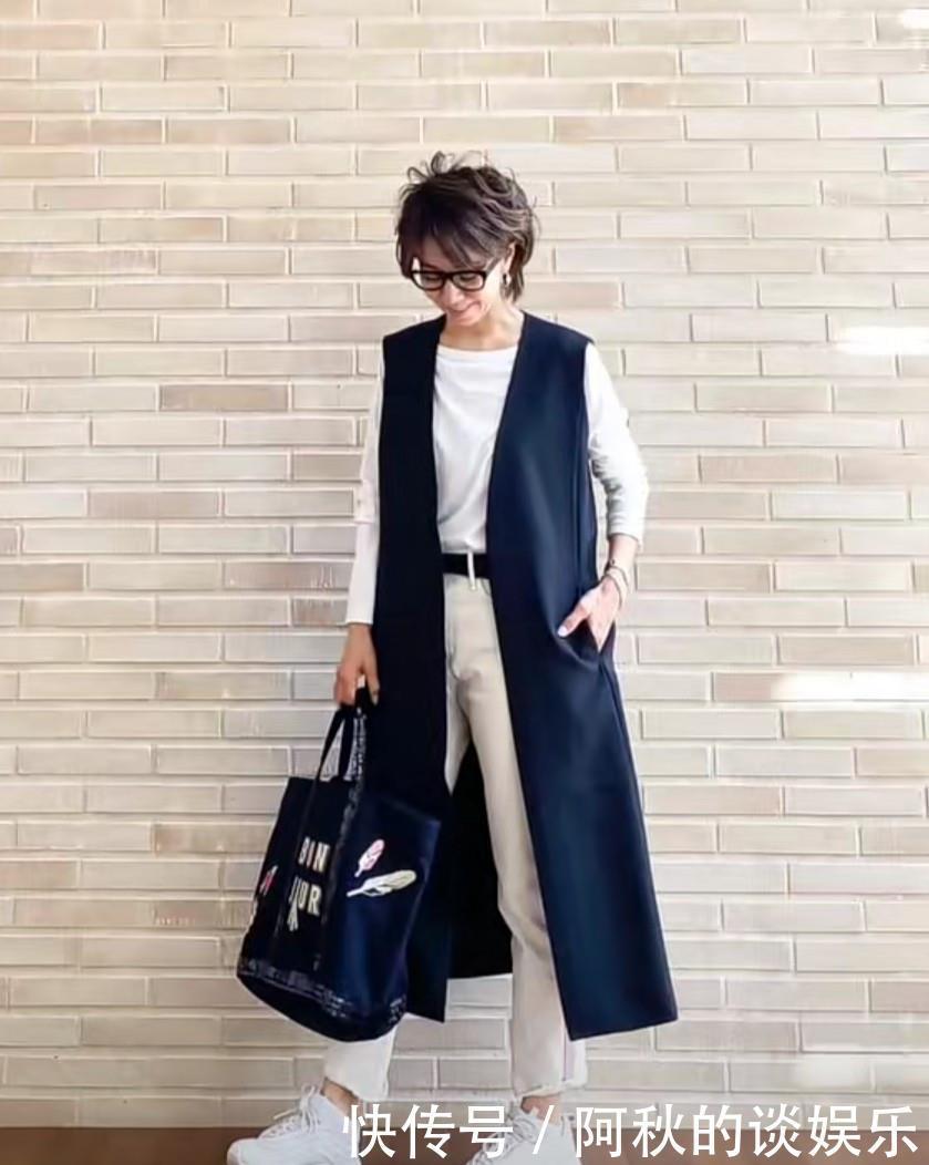 穿搭|50岁女人穿不出高级感？学日本主妇从“三要素”穿法，时尚且年轻