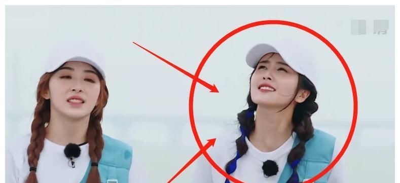 白鹿《跑男9》生圖流出，玩游戲時滿頭大汗，脫妝后暴露真顏值