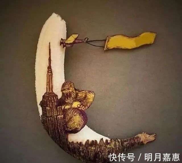 创作|美术生创意无限,一根香蕉玩出多种花样,看的大家津津有味