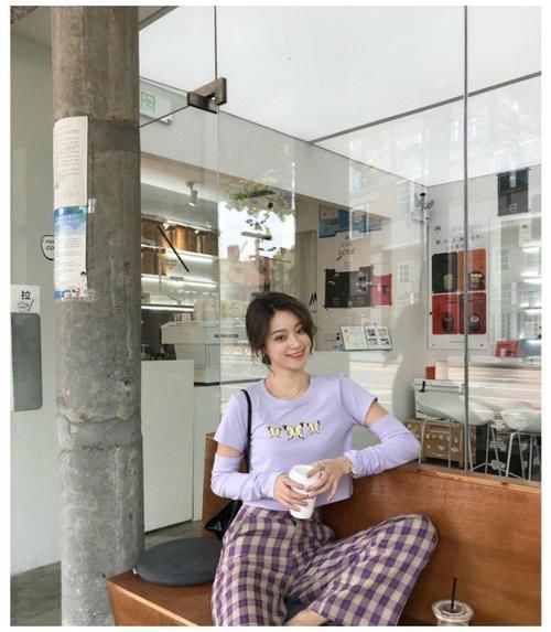  档次|美女模特：高级甜美的配色， 凉爽显白又有档次