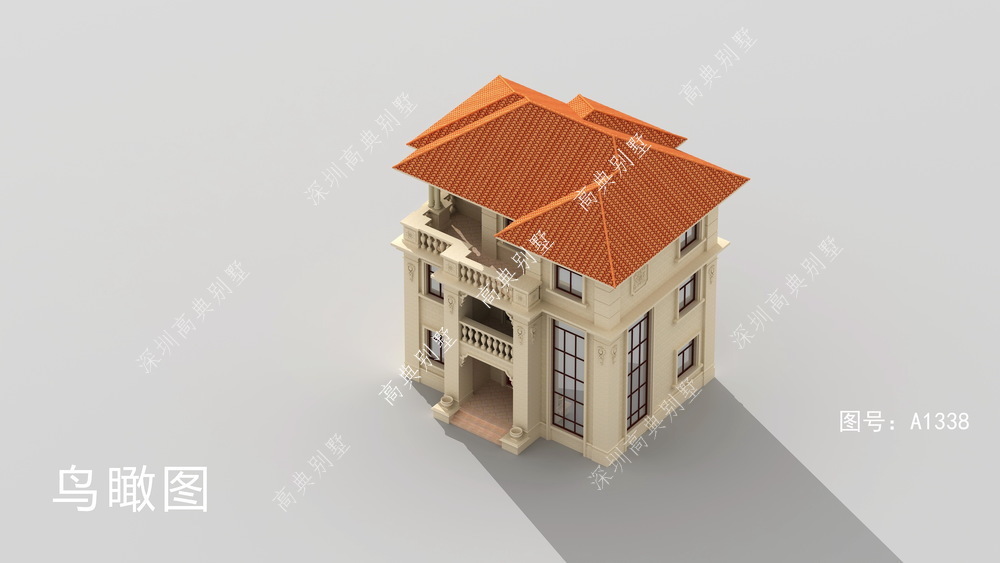 设计风格|三层欧式自建别墅，简洁的设计风格，让别墅显出一种大气的感觉