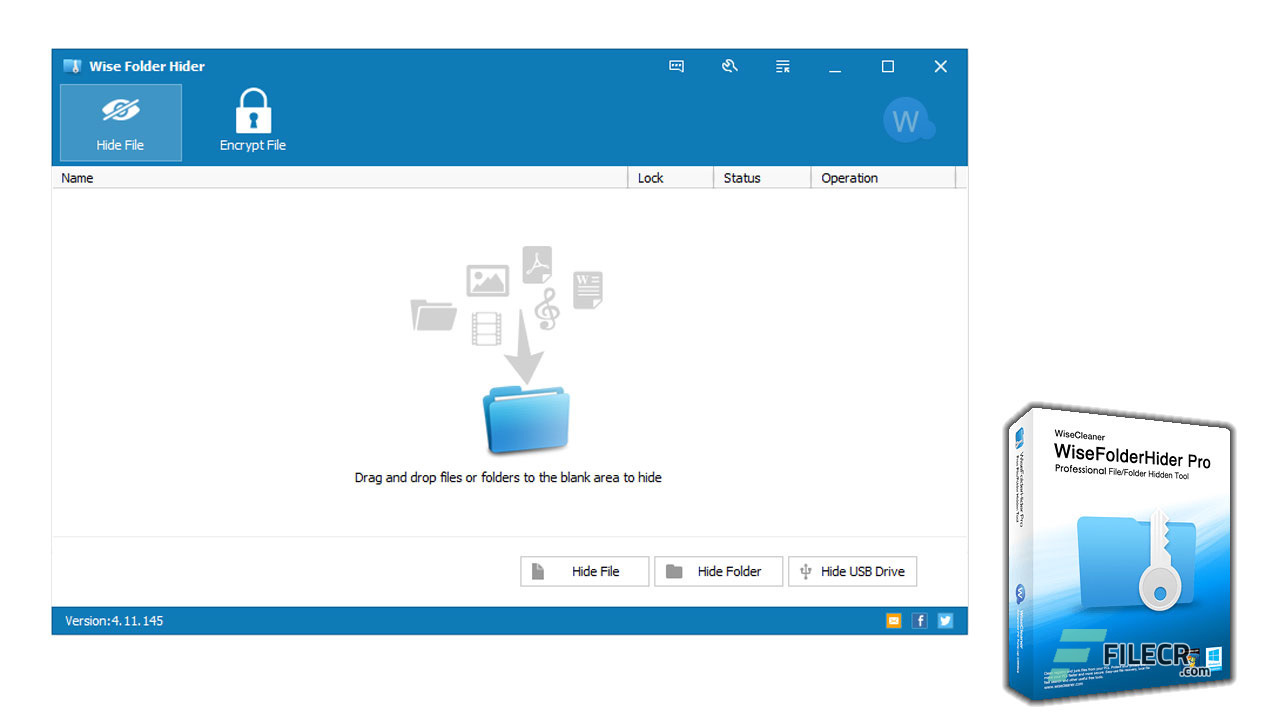 Wise Folder Hider Pro v4.3.9.199 Windows 文件/文件夹隐藏工具-423下载站