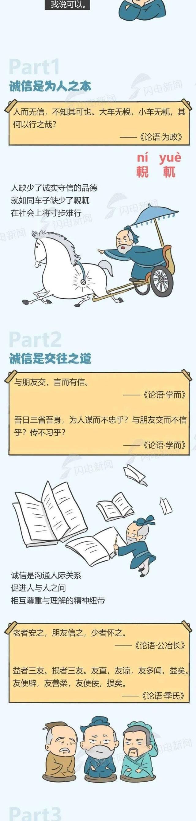 孔子|漫画说丨“诚信”这件事，孔子怎么看？