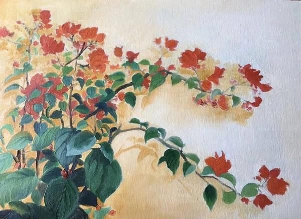 “山西女梵高”张俊莉，8岁瘫痪，卧床34年，水彩画获省级大奖
