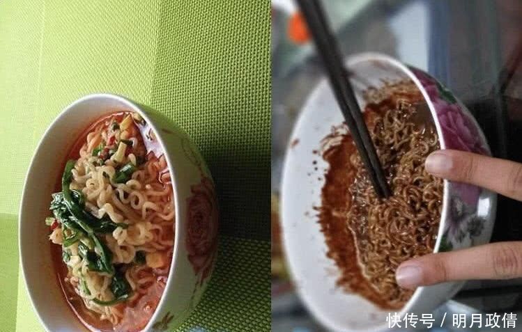  亲哥煮面条vs女友煮面条，差距太明显，男友我觉得我不饿真的