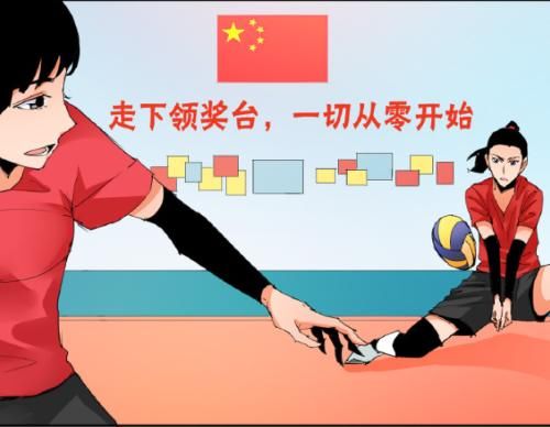 中国女排开始新的集训，官网发布集训漫画，队员们纷纷响应，冲鸭