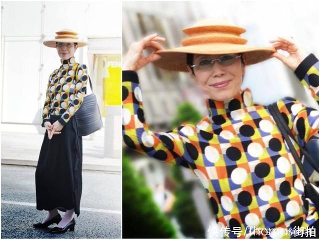 50至60岁的大妈，选择宽松冷淡色系的搭配，更加彰显优雅大方气质
