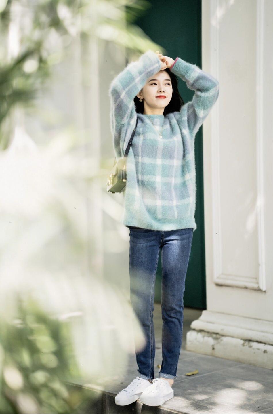 半身裙|这些才是“毛衣”的高级穿法,柔软舒适又百搭,保暖温柔不挑人