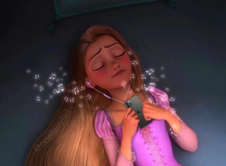 冰雪女王|当迪士尼公主拥有现代科技,冰雪女王爱自拍,却成了滤镜受害者!