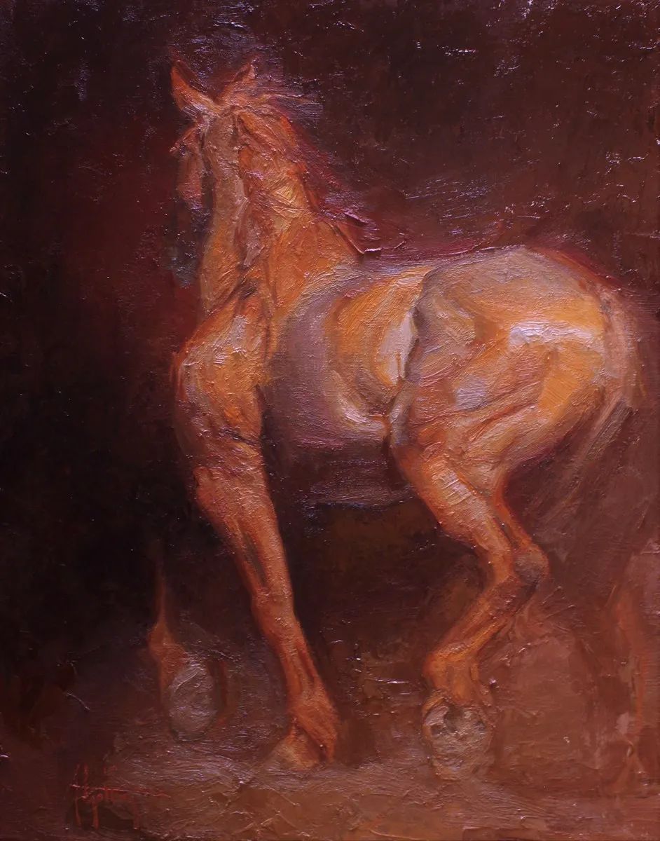 画家|美国90后美女画家,画马堪称一绝!