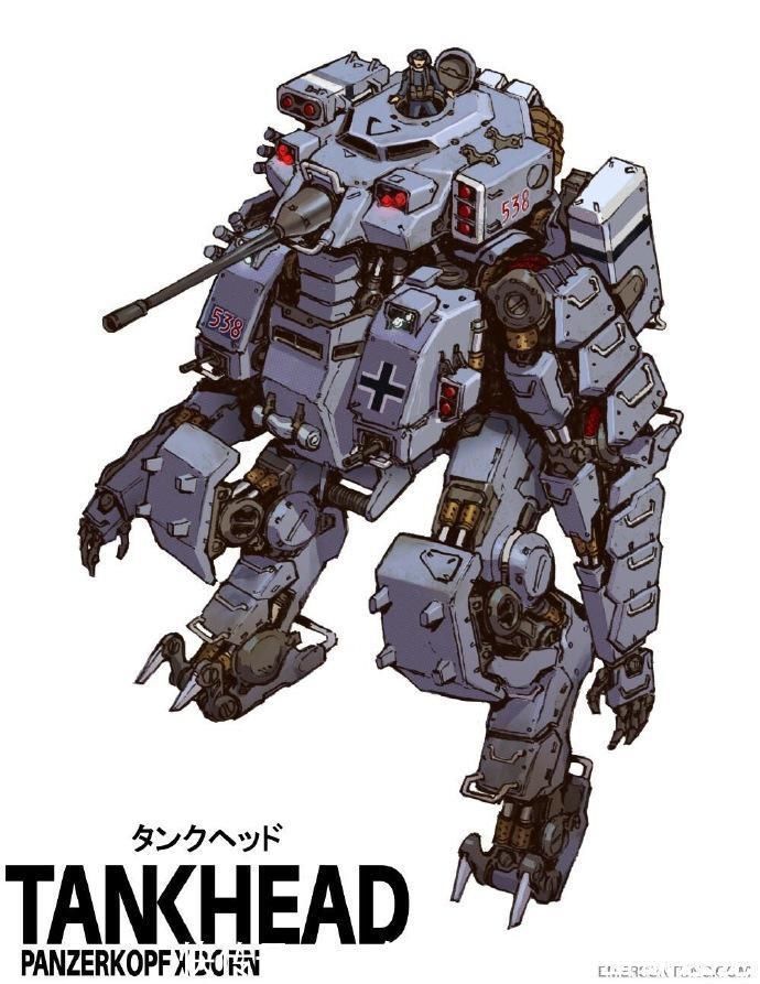 机甲|模玩控:不同国家的机甲设计,人形坦克、螃蟹、鸡机甲大家喜欢哪个?