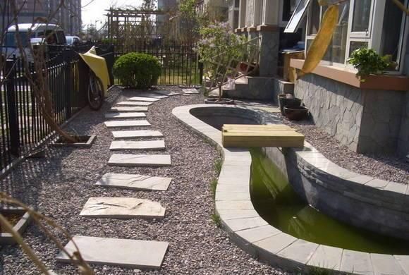 院子里的荷花鱼池，种这些绿植无需过滤又美观