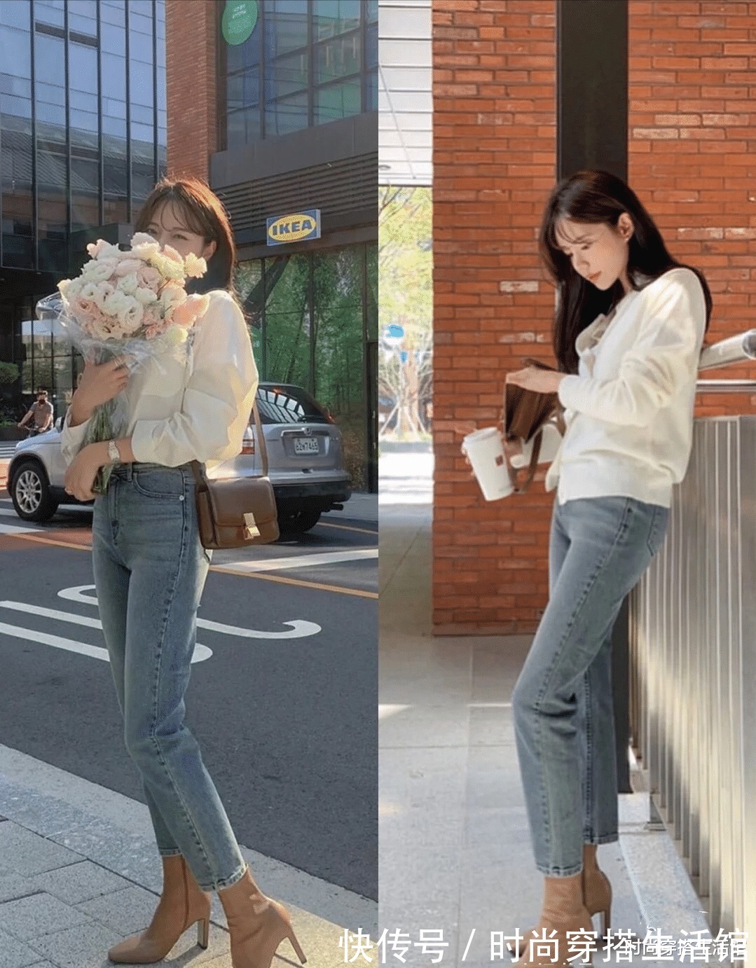 显瘦|?九分裤+短靴才是秋冬的打开方式，时髦显瘦又保暖，这么穿很好看