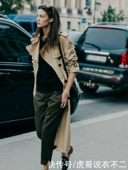 过年“风衣”这么搭，简约大气到骨子里，这才是时髦精该有的打扮