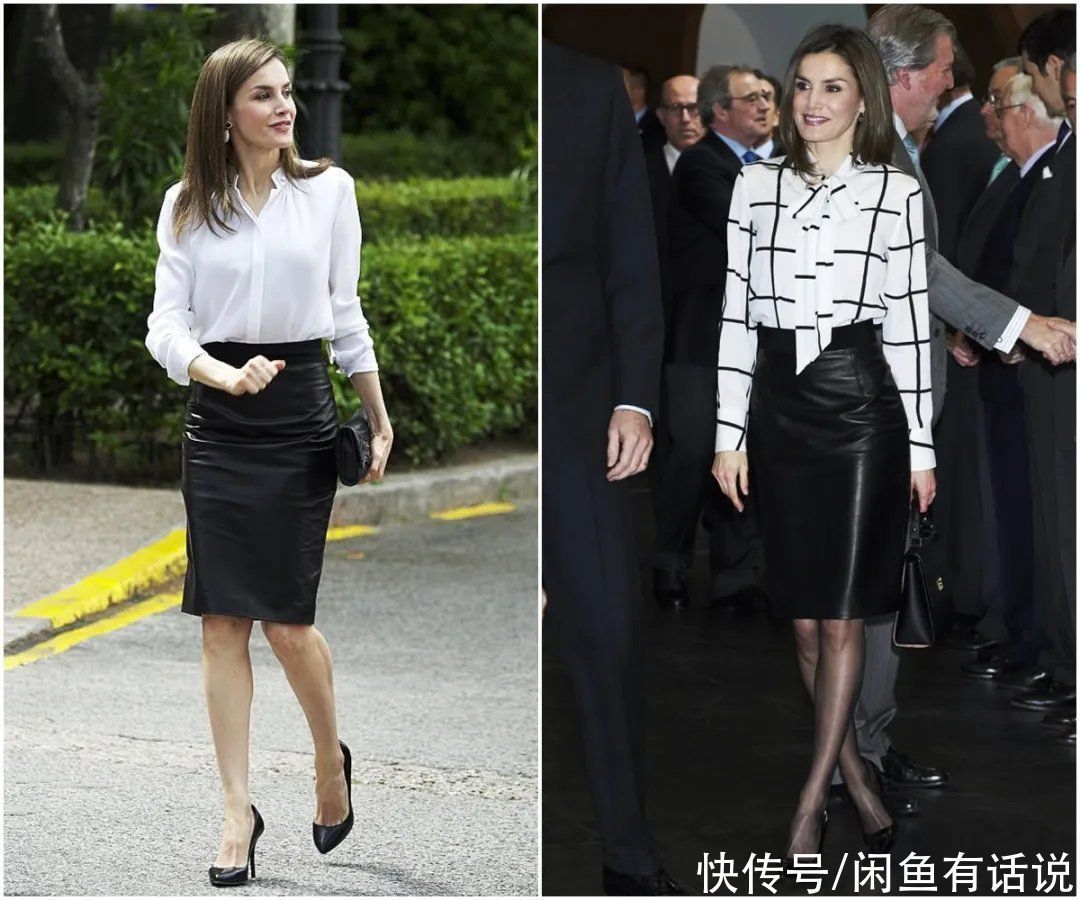 时光|西班牙王后的裙子穿搭真显气质,50岁妈妈学她这样穿,惊艳了时光