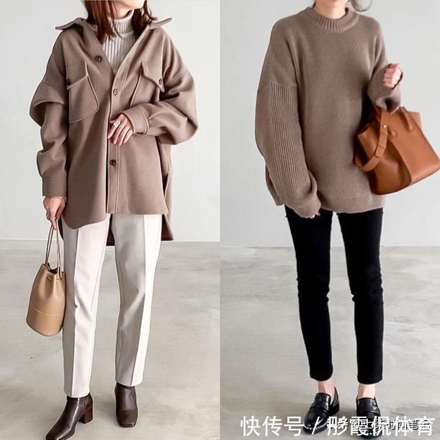 纯色|日系通勤风穿搭look，简约舒适的纯色系，轻松穿出质感与品位