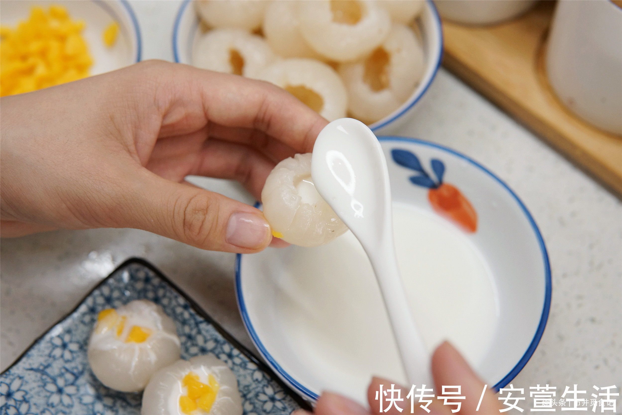 果肉|天太热，在家做点“荔枝冻”，一口一个，冰爽解暑，不用买雪糕了