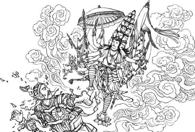 红光#封神这位殷商守护神竟然把陆压、燃灯都打跑了,究竟是什么来头