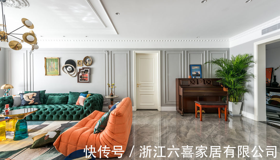 跌级|绝绝子的190平舒适三居,用色彩定义生活的本真丨真的是太仙气啦~~