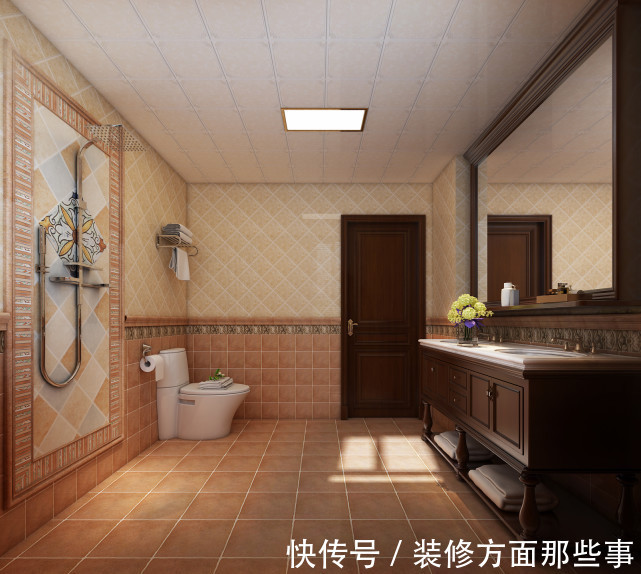 防水|300平奢华中不失低调,清爽中不失稳重的现代美式风