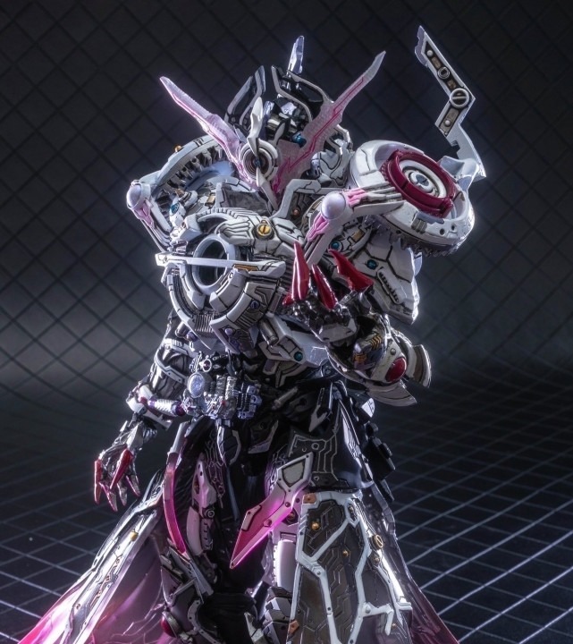 不死鸟|假面骑士圣刃魔改手办欣赏,克罗兹化身青龙剑士,不死鸟惊艳重涂