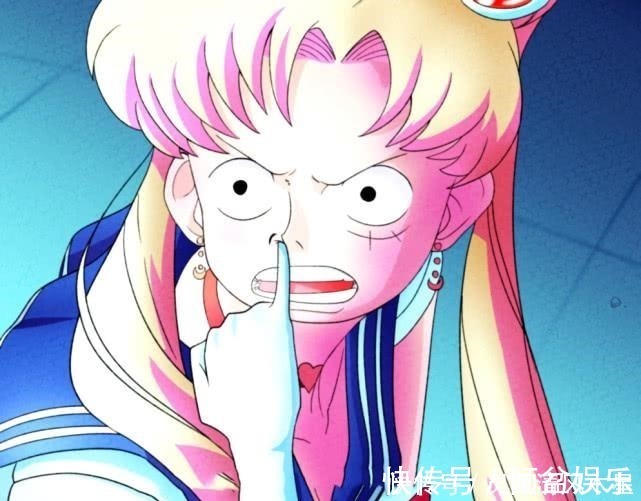 版本|各个版本不同画风的月野兔,看到路飞版本的水手月,我被逗笑