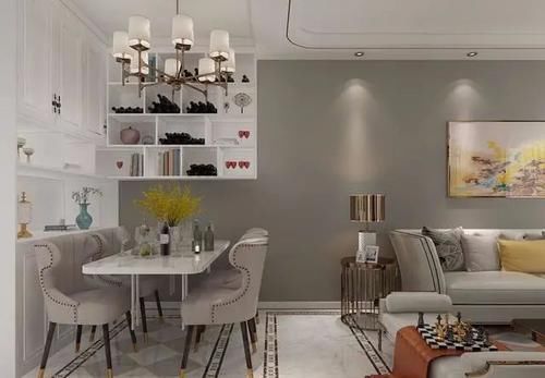 装出|小空间装出好气质,一进门就被迷住,餐厅漂亮又实用,客厅美极了