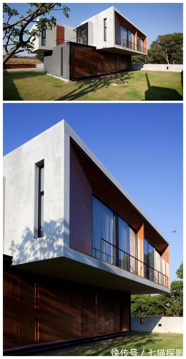 混凝土|用5毛钱水泥板自建别墅，十几万的花费，步入室内就被迷住了！