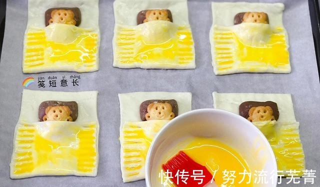 这也太可爱了吧!孩子说舍不得吃,酥脆掉渣儿特别香,10分钟搞定!