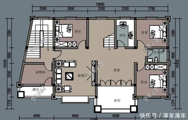 建筑|堂屋+土灶，这才是农村自建房该有的样子，都说最后一套最美！