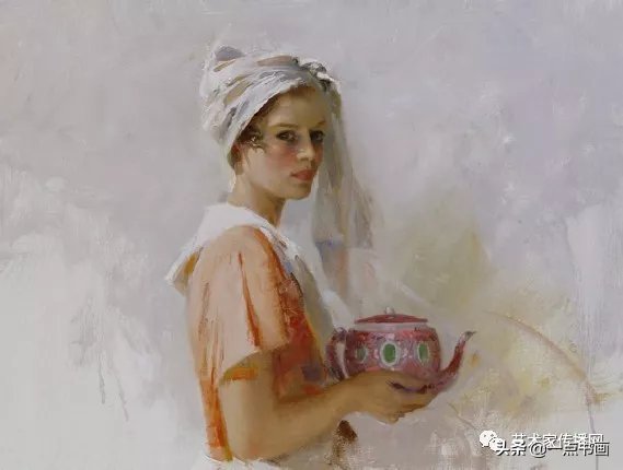 美术学院$皮诺德埃尼的油画人物，色彩斑斓，动静结合，光彩照人