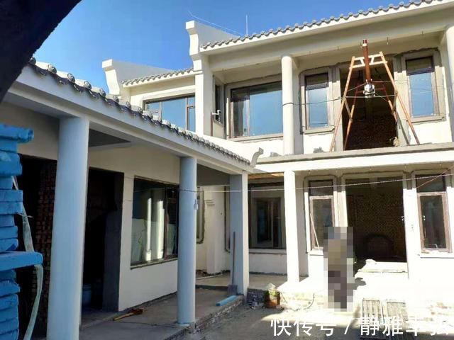 庭院|晒晒我农村66万建的中式三合院，1座房子6个庭院，这才叫生活