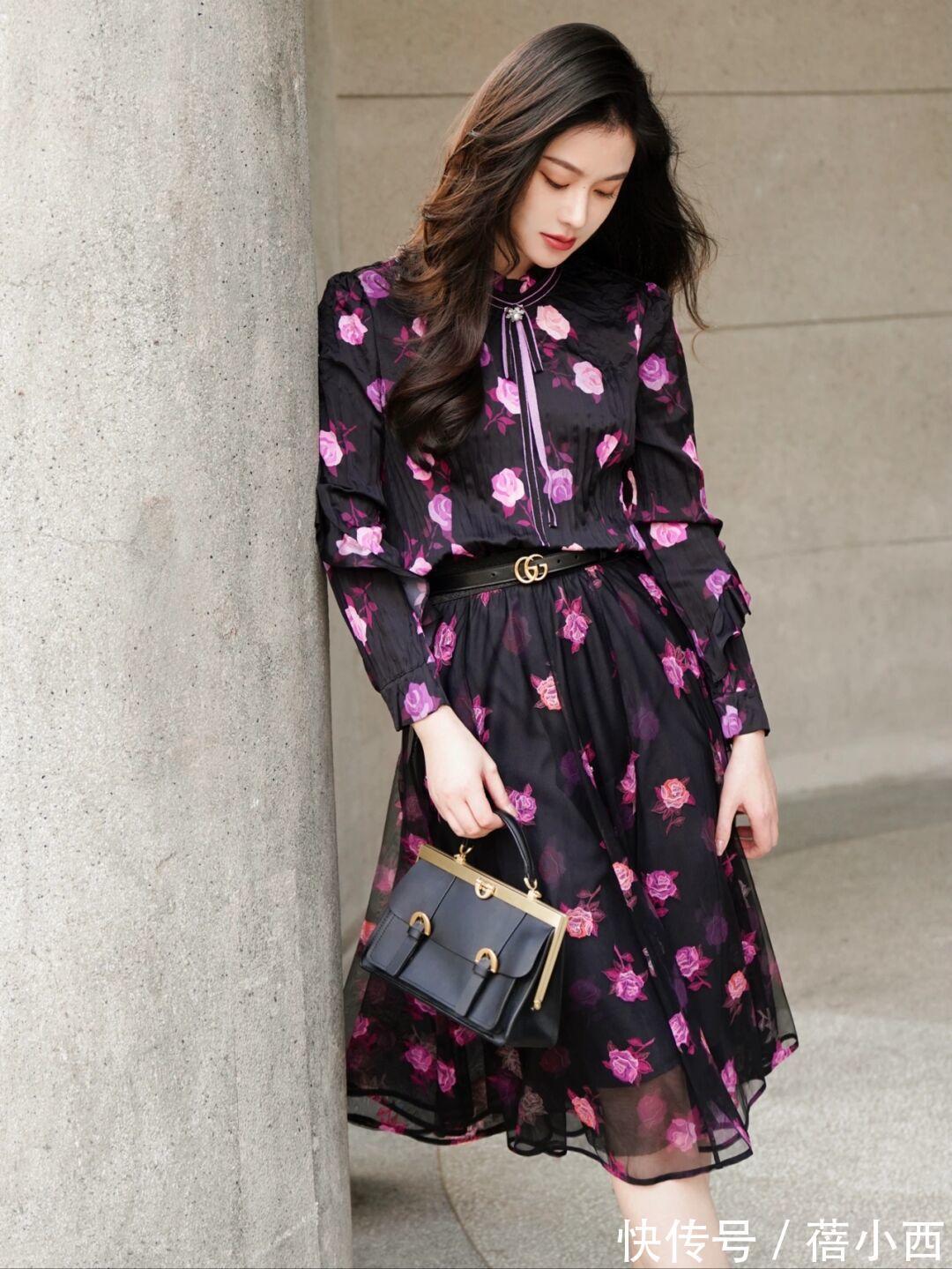 丝带状|早春的第一条连衣裙你准备好了吗?时尚博主的穿搭思路,总结好了