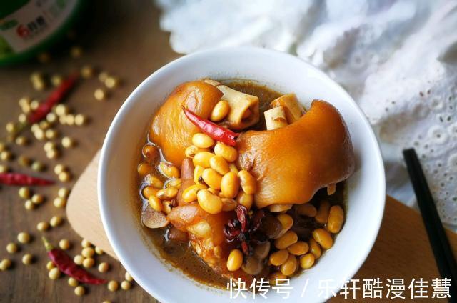 黄豆|买2个猪蹄,加上1把黄豆一焖,肥而不腻,好吃无腥味