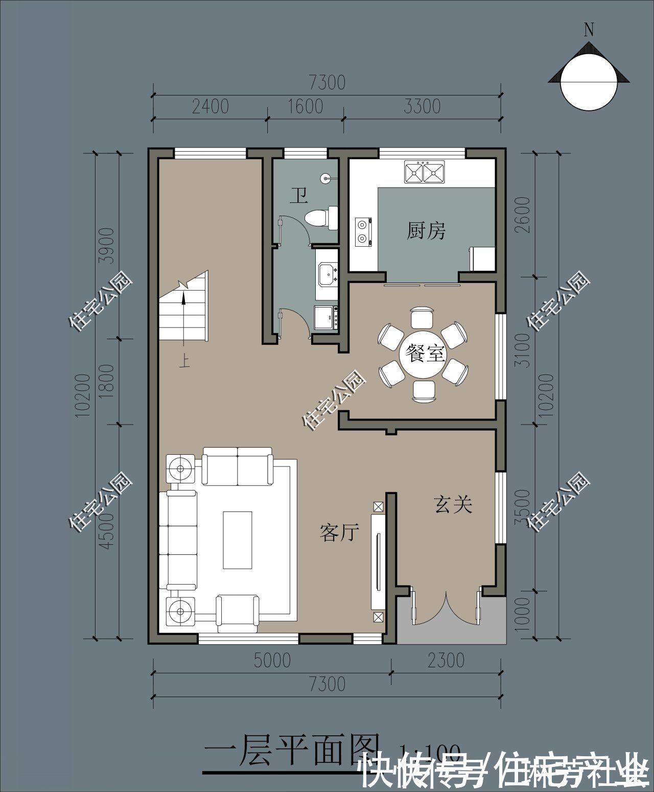 宅基地面积不大，也想要个院子怎么办？3套图纸圆你庭院梦