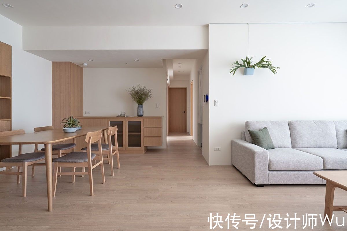 全室|扬州110㎡轻暖无印风住宅，以留白收藏生活风景