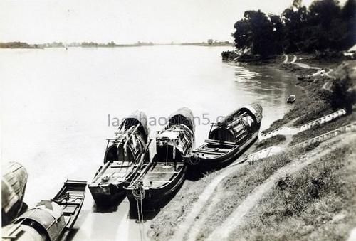 1943年湖南岳阳老照片 80年前的洞庭湖风光