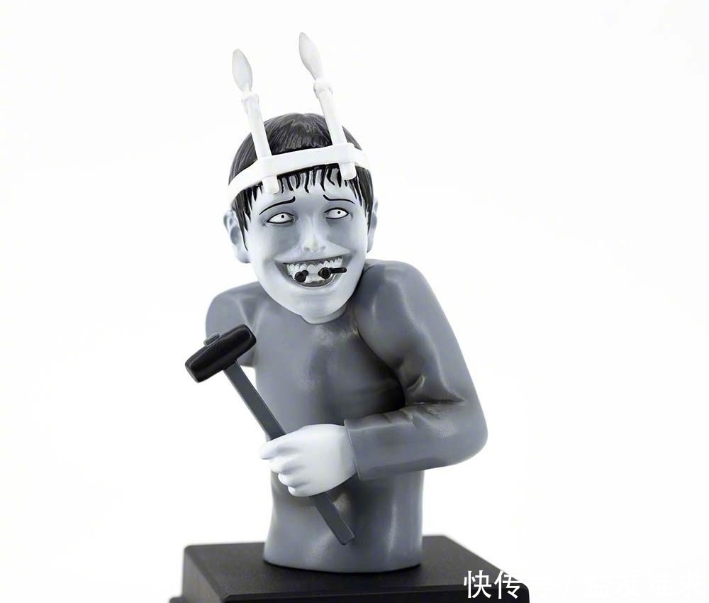 绘画|伊藤润二漫画形象手办,富江采用经典造型,被称为“阴间手办”