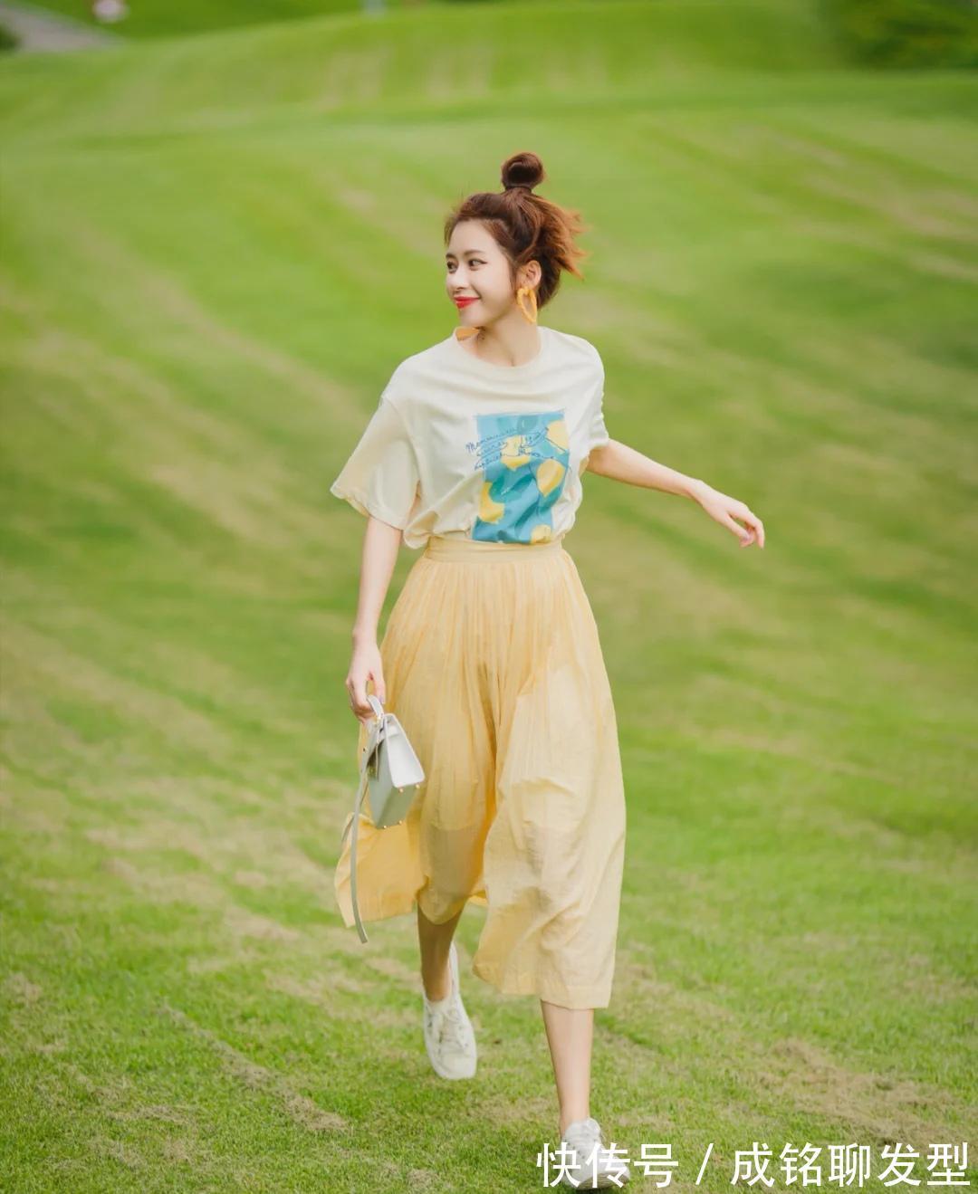 半身裙|比连衣裙更实用的“半身裙”,才是夏日穿搭的时尚单品,谁穿谁美