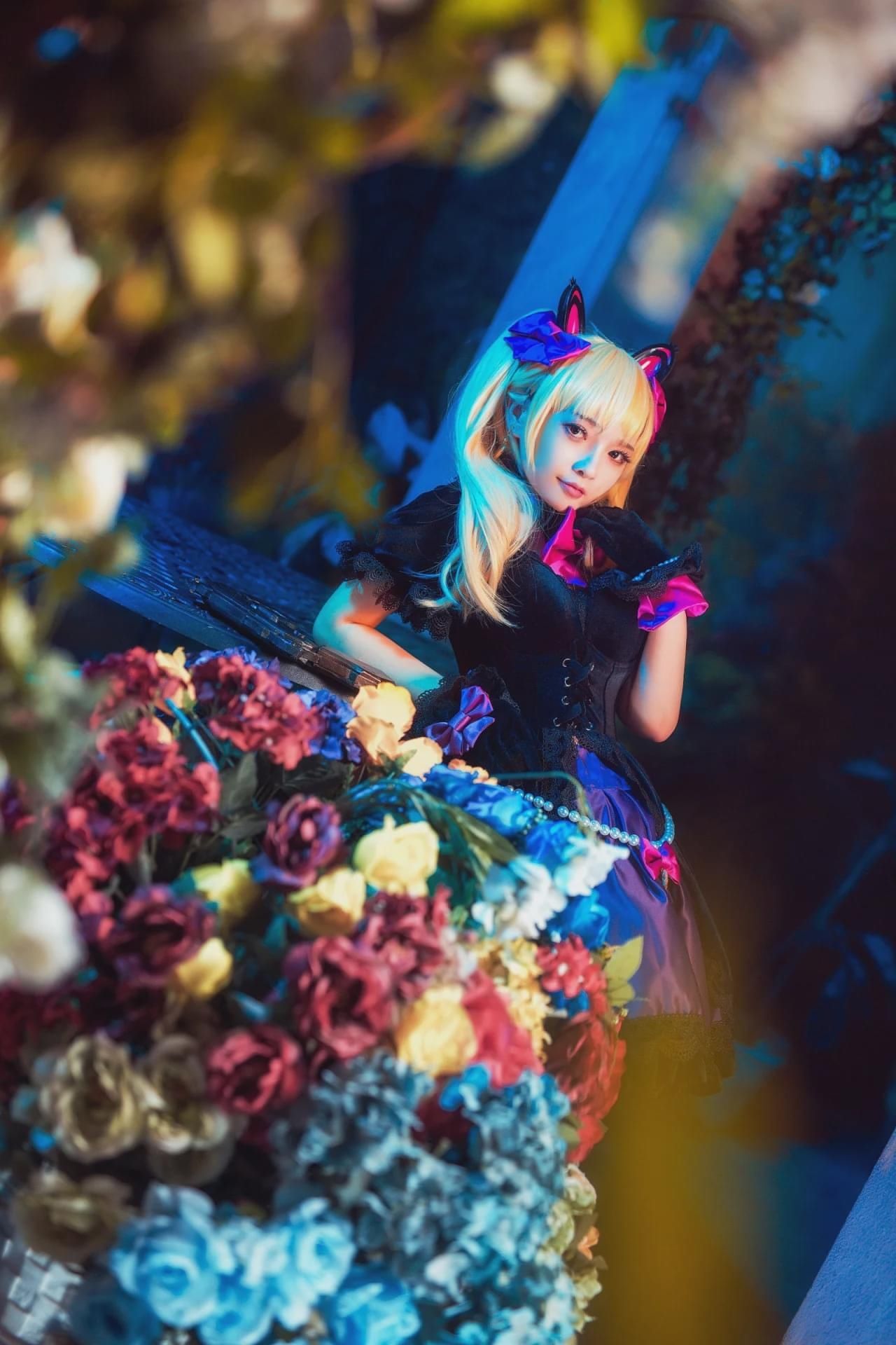 va|cosplay：《守望先锋》D.va 黑猫@Mio-十一