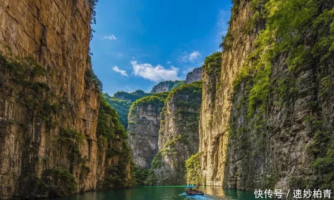 河南|河南一处国家重点风景名胜区的大峡谷，相对高差约1000米