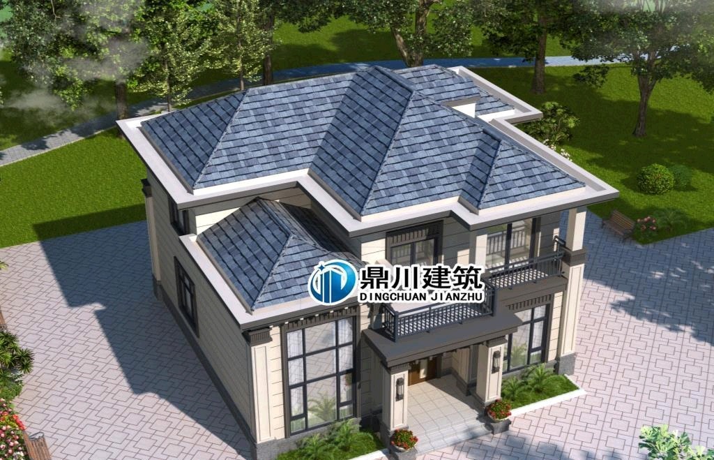 别墅|5款新中式二层农村别墅,低调大气,中式传统美永不过时