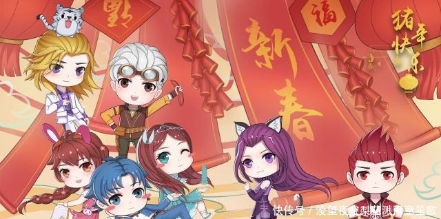 四大动漫官方拜年图，白月初成《狐妖》代表，《魔道》代表是江澄