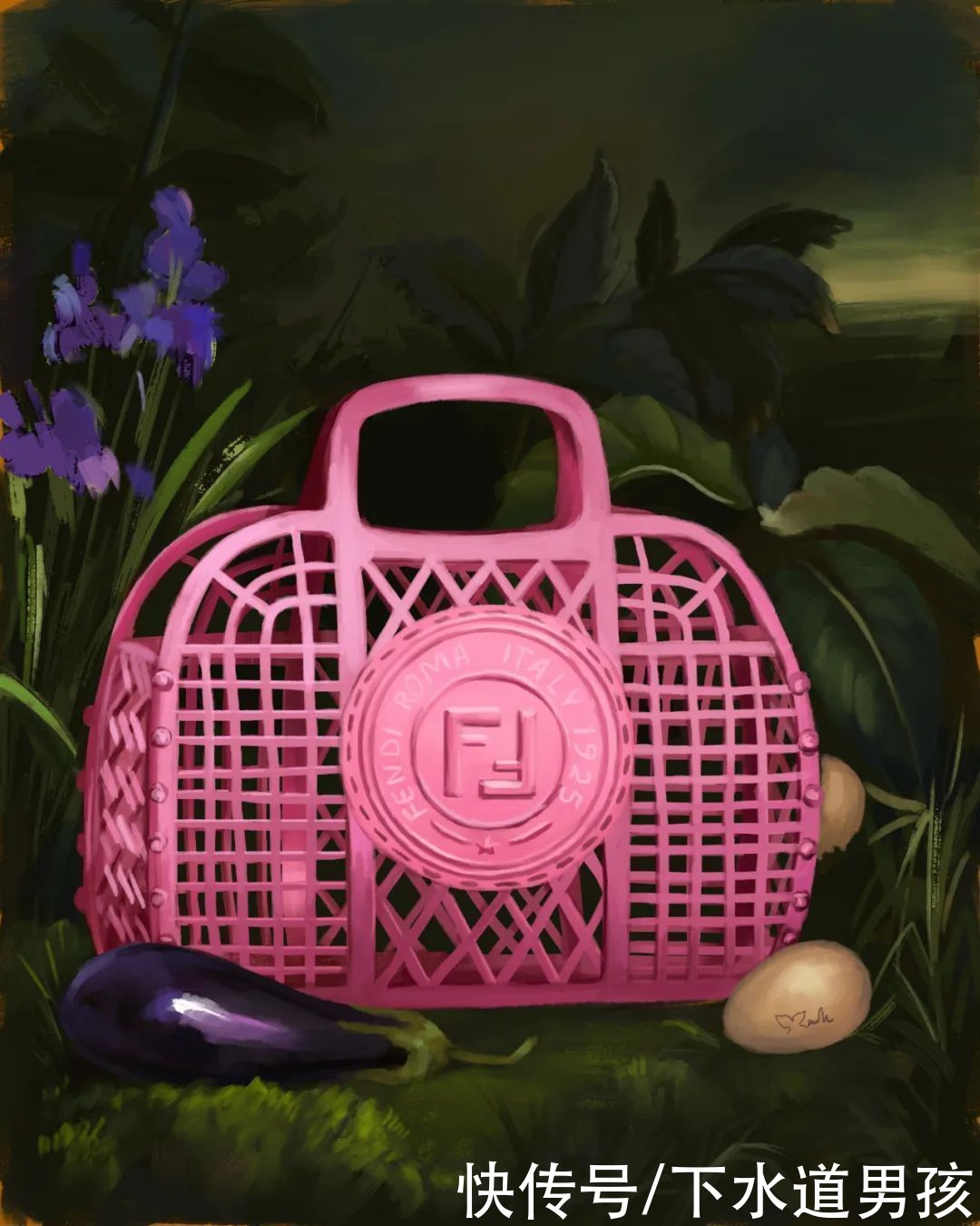 芬迪FENDI最新设计出圈,网友说像去澡堂用的篮子