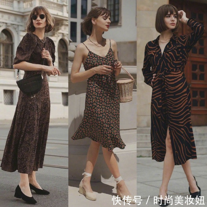 连衣裙|别再追求时髦范了，高级穿搭更显气质，优雅复古搭配简约不过时