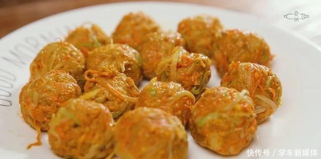 炸萝卜丸子，加面粉还是淀粉大厨都不对，加这2样，酥脆可口！